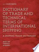 libro Dictionary Of Trade And Technical Terms Of International Shipping