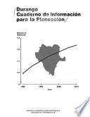 libro Durango, Cuaderno De Información Para La Planeación