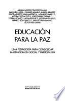 libro Educación Para La Paz