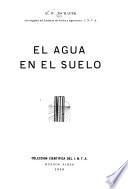 libro El Agua En El Suelo