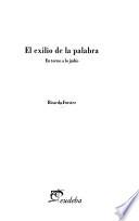 libro El Exilio De La Palabra