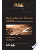 libro El Manejo Del Agua En Colombia