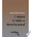 libro El Objeto Del Dolo En Derecho Penal