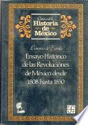 libro Ensayo Histórico De Las Revoluciones De México Desde 1808 Hasta 1830