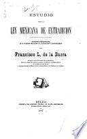 libro Estudio Sobre La Ley Mexicana De Extradición