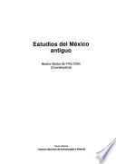 libro Estudios Del México Antiguo