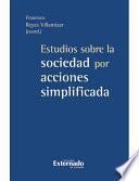 libro Estudios Sobre La Sociedad Por Acciones Simplificada