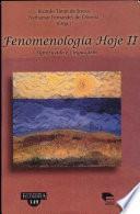 libro Fenomenologia Hoje