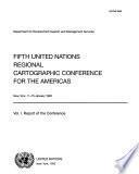 libro Fifth United Nations Regional Cartographic Conference For The Americas