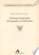 libro Formas Temporales Del Pasado En Indicativo