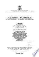 libro Funciones De Crecimiento De Aplicación En El ámbito Forestal