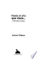 libro Hasta El Año Que Viene