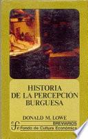 libro Historia De La Percepción Burguesa