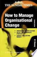 libro How To Manage Organisational Change