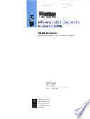 libro Informe Sobre Desarrollo Humano