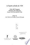 libro La España Exiliada De 1939