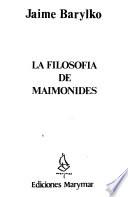 libro La Filosofía De Maimónides