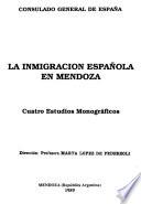 libro La Inmigración Española En Mendoza