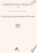 libro Las Formas No Personales Del Verbo