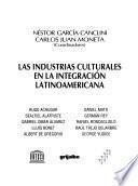 libro Las Industrias Culturales En La Integración Latinoamericana