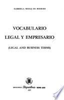 libro Legal And Business Terms