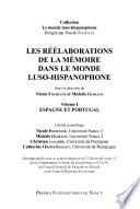 libro Les Réélaborations De La Mémoire Dans Le Monde Luso Hispanophone: Espagne Et Portugal