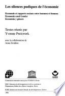 libro Les Silences Pudiques De L économie