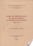 libro Libro De Protocolos De Xoán García, Notario De Ourense (año 1490)