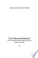 libro Los Thrillers Españoles