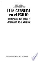 libro Luis Cernuda En El Exilio