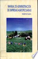 libro Manual De Administración De Empresas Agropecuarias
