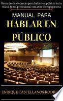 libro Manual Para Hablar En Publico