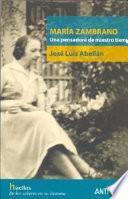 libro María Zambrano