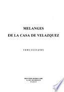 libro Mélanges De La Casa De Velázquez