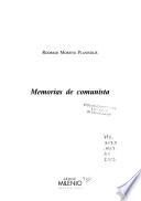 libro Memorias De Comunista