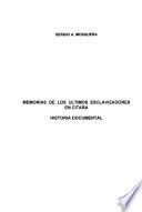 libro Memorias De Los últimos Esclavizadores En Citará