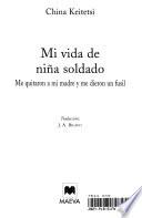 libro Mi Vida De Niña Soldado