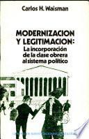 libro Modernización Y Legitimación