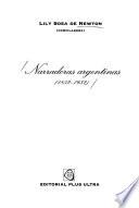 libro Narradoras Argentinas, 1852 1932
