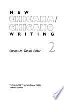 libro New Chicana/chicano Writing