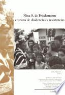 libro Nina S. De Friedemann