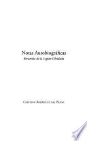 libro Notas Autobiográficas