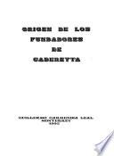 libro Orígen De Los Fundadores De Cadereyta