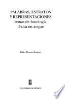 libro Palabras, Estratos Y Representaciones