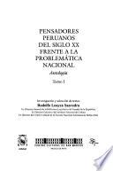 libro Pensadores Peruanos Del Siglo Xx Frente A La Problemática Nacional