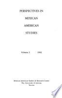 libro Perspectives In Mexican American Studies