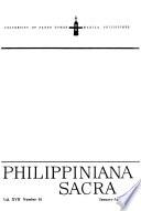 libro Philippiniana Sacra