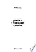 libro Poder Local Y Recomposición Campesina