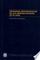 libro Problemas Metodológicos De Las Ciencias Sociales En El Perú