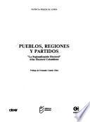 libro Pueblos, Regiones Y Partidos